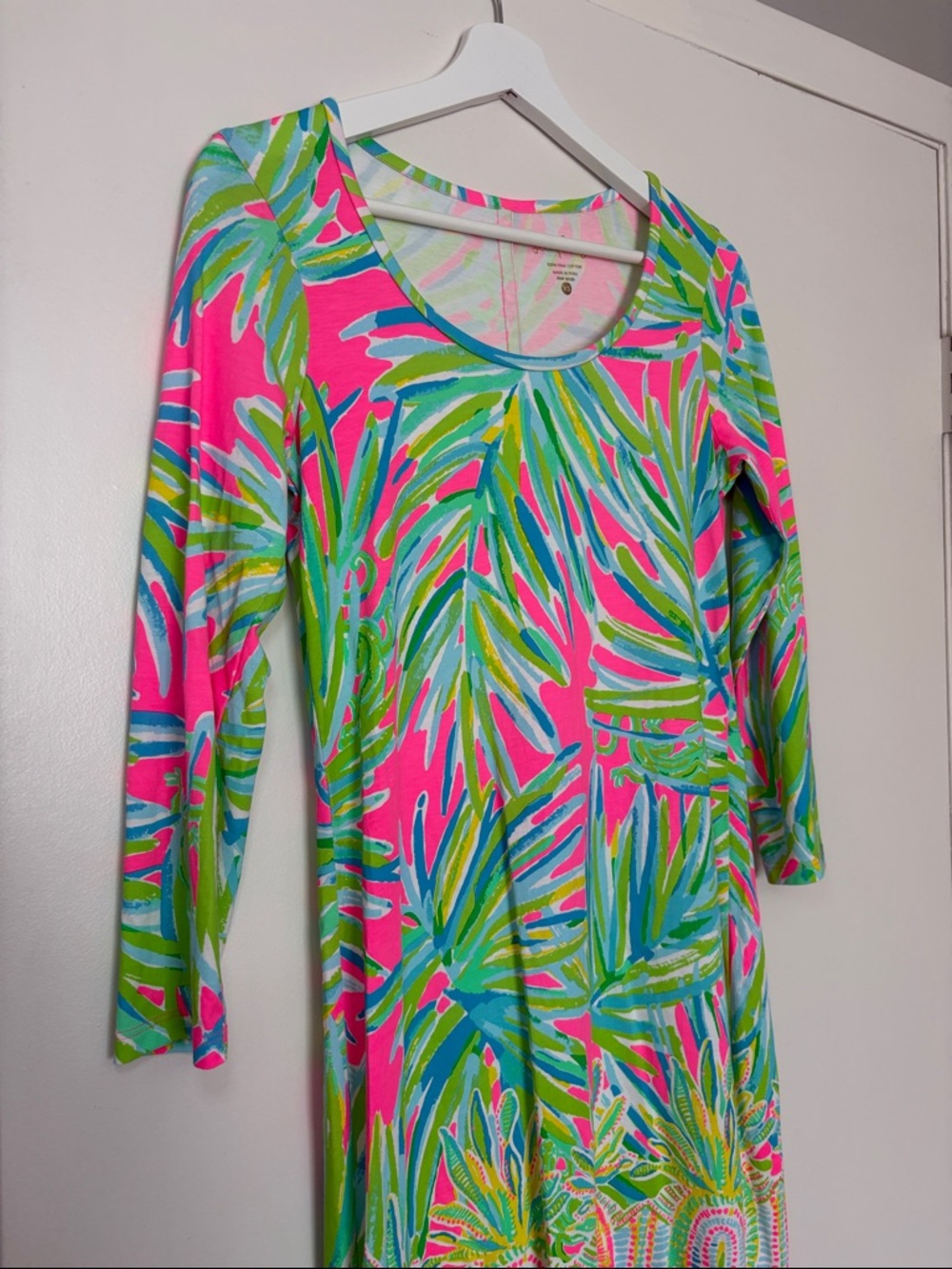 NEW Lilly Pulitzer Beacon Dress in Tiki Pink size XS - Picture 5 of 6